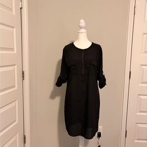 Jennifer Lopez Black High Low Dress